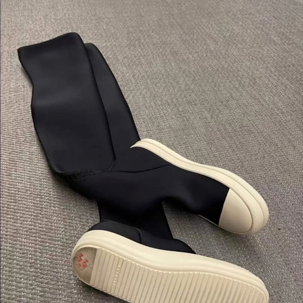Rick owens drkshdw stretch sock sneakers sz 37 space cotton material